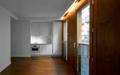 La casa ecológica, de madera, en el centro de Madrid
