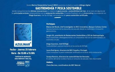 Gastronomía y Pesca Sostenible, las últimas innovaciones en gastronomía y sostenibilidad del mar